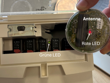 Test Nr.1 Signalstrecke Sender → Empfänger (am Beispielfabrikat: Landis+ Gyr FTY 263)